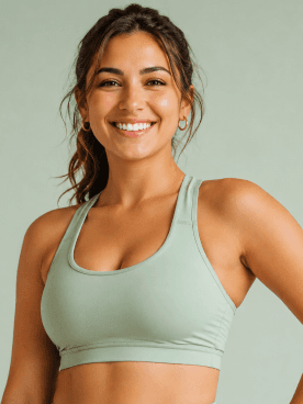 Smiling healthy woman