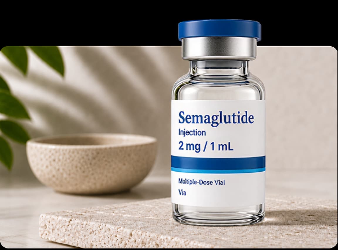 Semaglutide injection vial